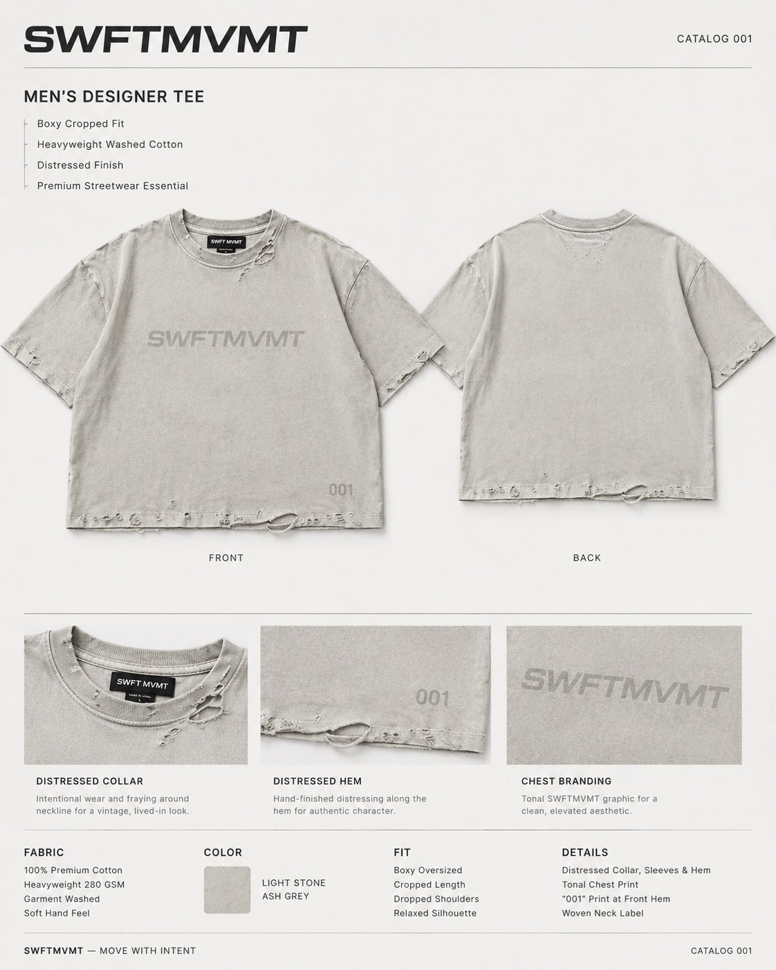 MEN’S 001 DESIGNER TEE