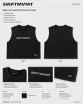 MEN’S 001 CROPPED MUSCLE TANK